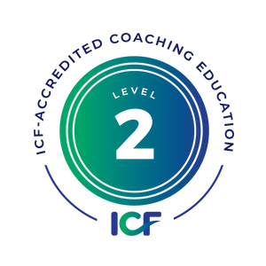 ICF Accredited Coaching Education badge, level 2